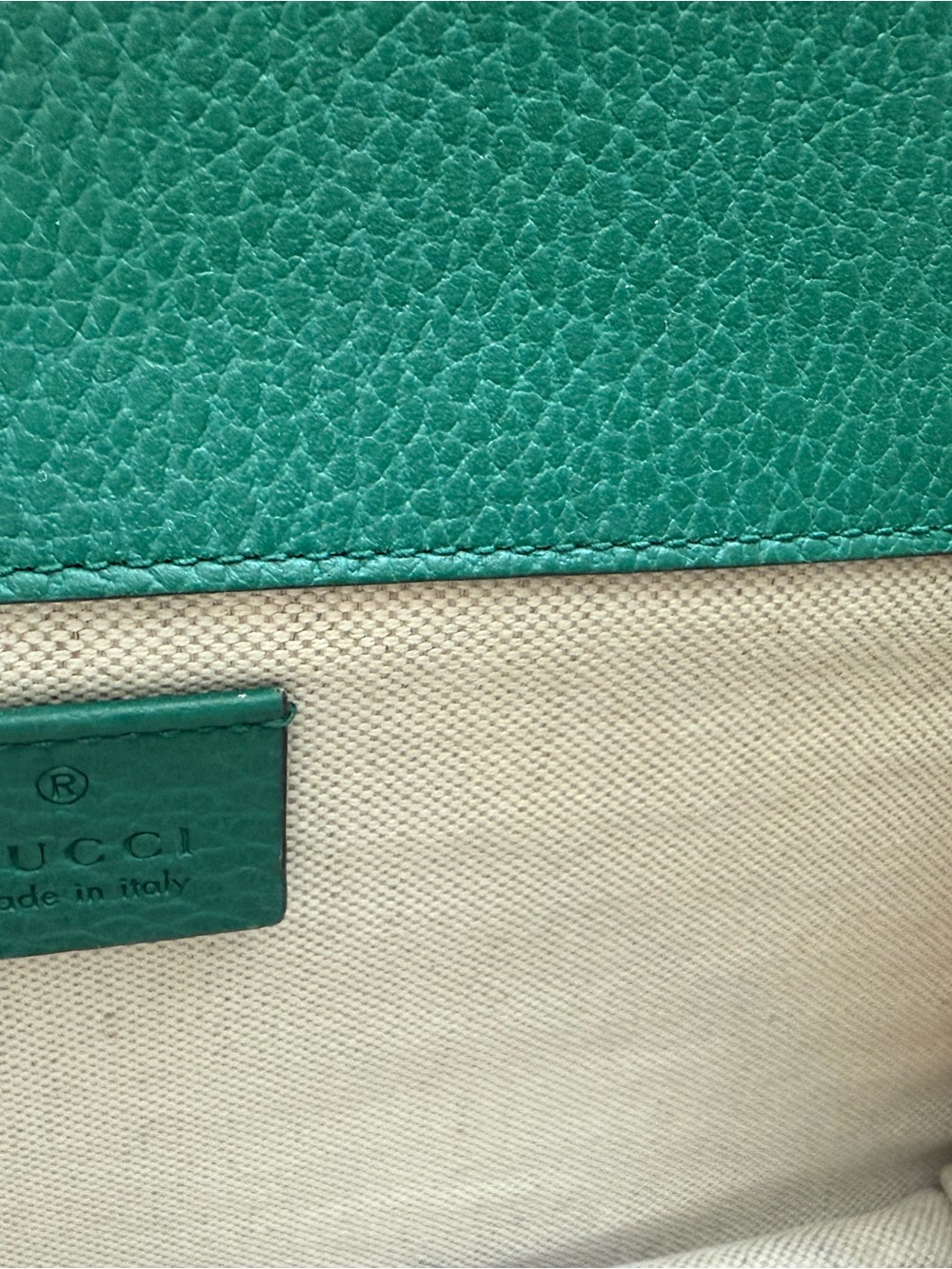 Authentic Gucci Dionysus Emerald Green Leather Shoulder Bag Serpent Detail - Picture 15 of 16